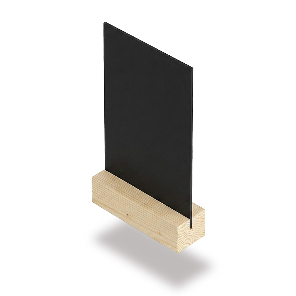 Peana A5 14,8 cm con pizarra