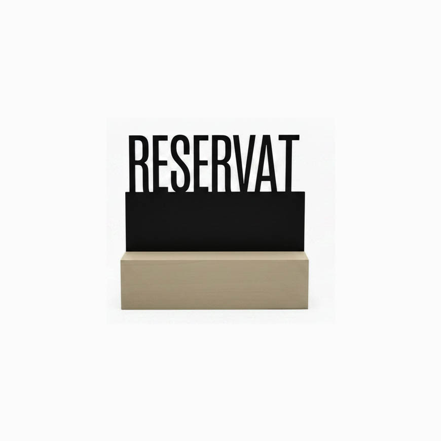 Peana RESERVAT zona pizarra