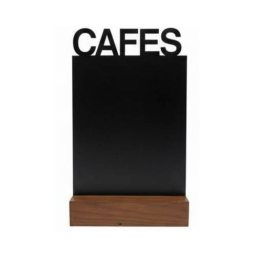 Pizarra CAFES con peana A4