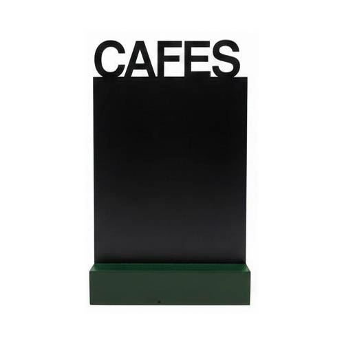 Pizarra CAFES con peana A4