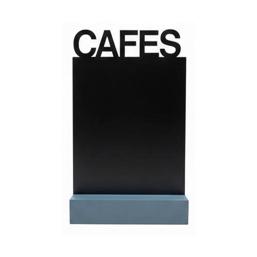 Pizarra CAFES con peana A4