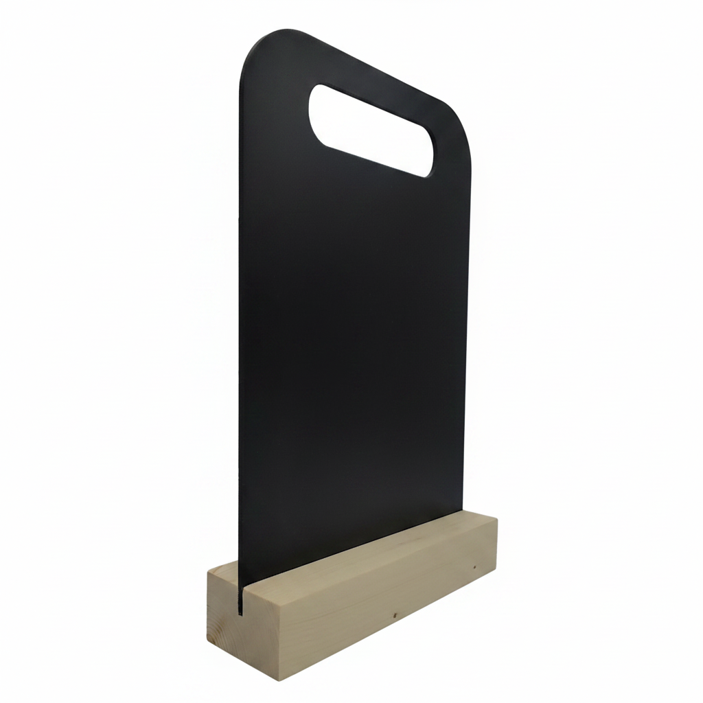 COLECCION HORECA 132 Pizarra con asa y peana 21x29,7 cm A4