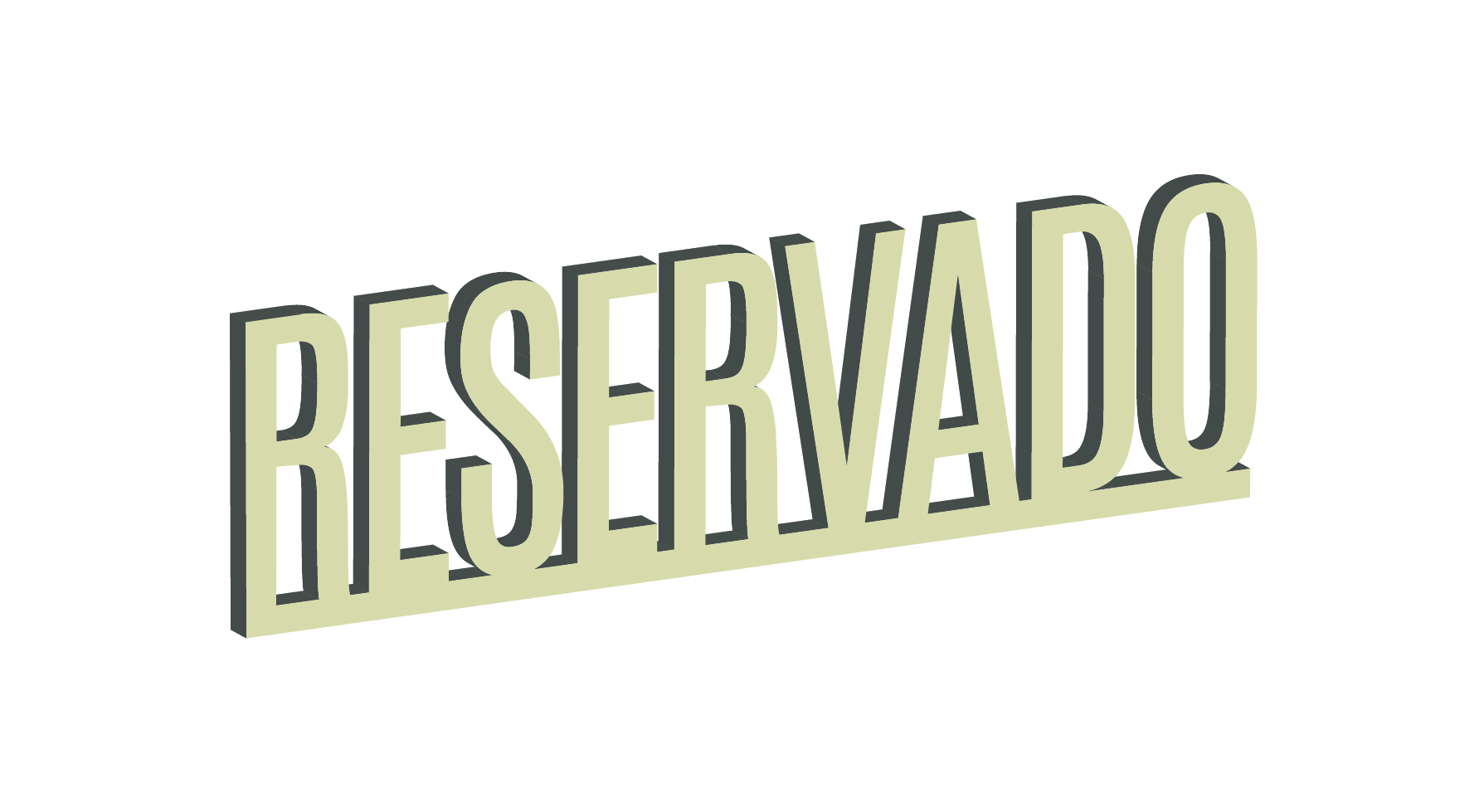 COLECCION HORECA 77 Cartel RESERVADO natural